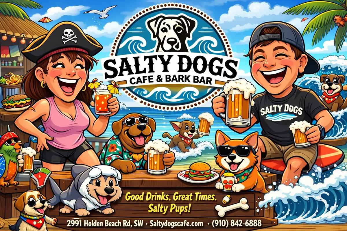 Salty Dogs Cafe Promo Graphic preview